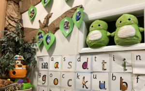 Phonics and Letters display